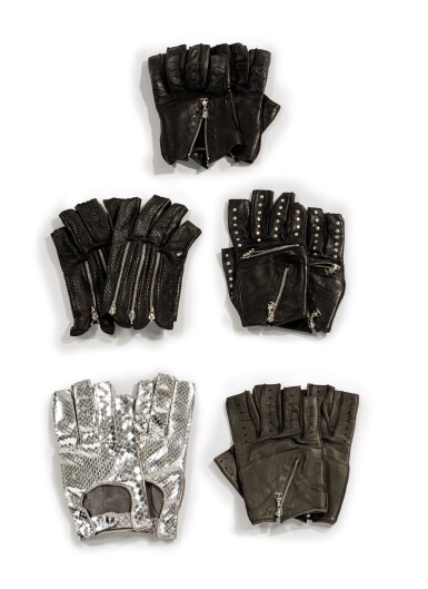 View full screen - View 1 of Lot 52. Five Pairs of Lambskin Gloves, circa 2000 | Cinq paires de mitaines en cuir, circa 2000.