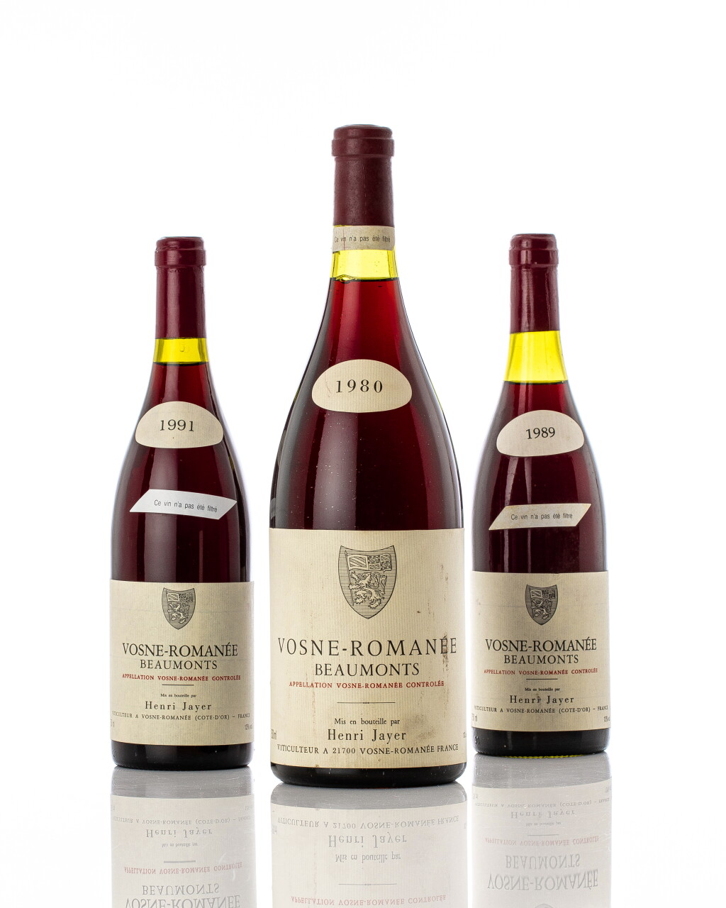 View full screen - View 1 of Lot 6013. Vosne Romanée, Les Beaumonts 1989 Henri Jayer (5 BT).