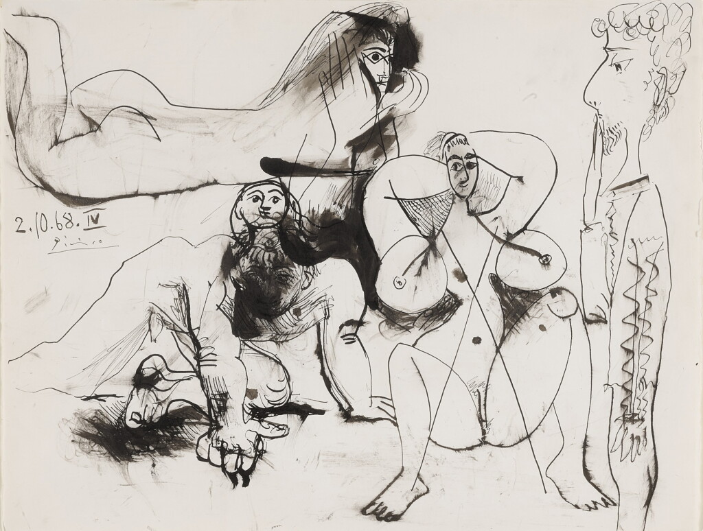 View full screen - View 1 of Lot 207. Quatre personnages.