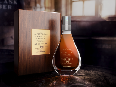 View full screen - View 1 of Lot 1. Aberfeldy 39 Year Old Single Cask 1983 (1 BT 70cl + 1 BT 10cl).