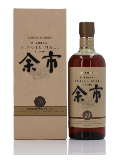 View full screen - View 1 of Lot 301. Nikka Yoichi 20 Year Old 52.0 abv NV (1 Bottle 70cl).