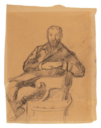 View full screen - View 1 of Lot 297. Portrait of a seated man.