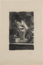 FEMME DEBOUT DANS SA BAIGNOIRE (B. 94)