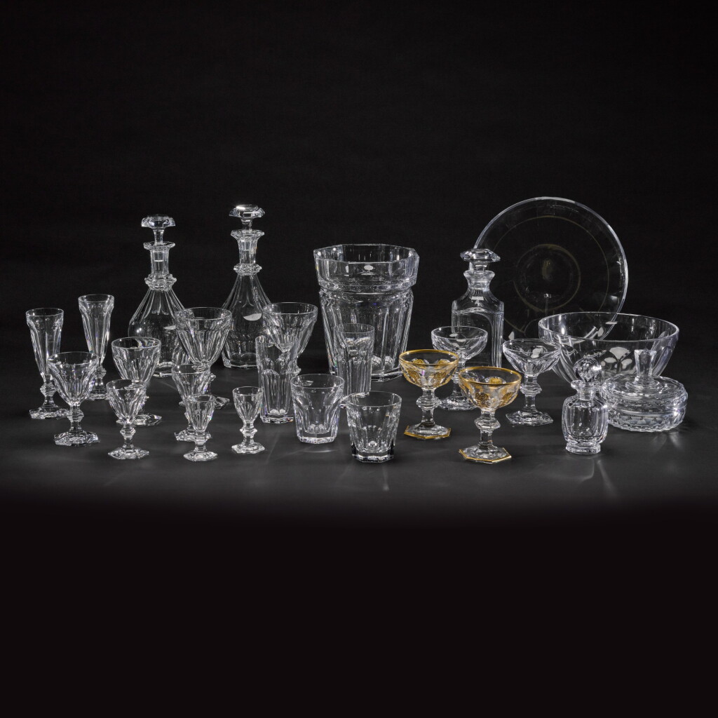 View full screen - View 1 of Lot 79. A Baccarat 'Harcourt' pattern part table service, modern.