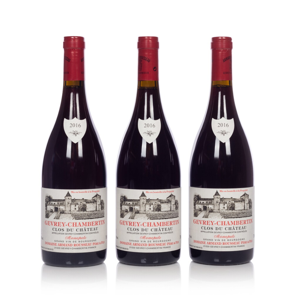 View full screen - View 1 of Lot 198. Gevrey Chambertin, Clos du Château 2016 Domaine Armand Rousseau (12 BT).
