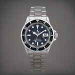 Submariner 'Red meters first', reference 1680 Montre bracelet en acier avec date | Stainless steel wristwatch with date and bracelet Vers 1970 | Circa 1970