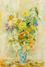 Le Pho 黎譜 | Liliums, delphiniums et Chrysanthemes 百合、飛燕草與菊花