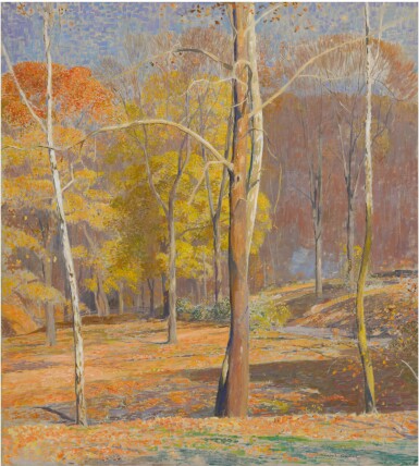View full screen - View 1 of Lot 53. Burning Leaves.