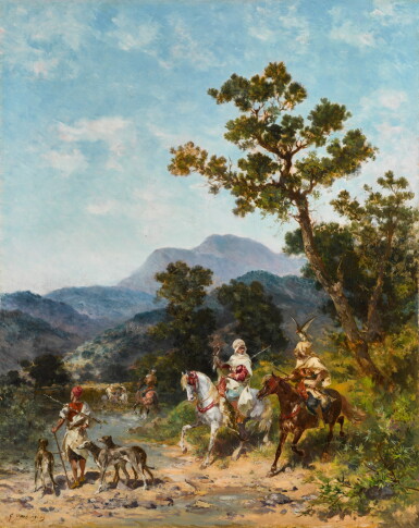 View full screen - View 1 of Lot 11. The Falcon Hunters.