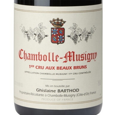 View full screen - View 1 of Lot 414. Chambolle Musigny, Aux Beaux Bruns Ghislaine Barthod "Vertical" (8 BT).