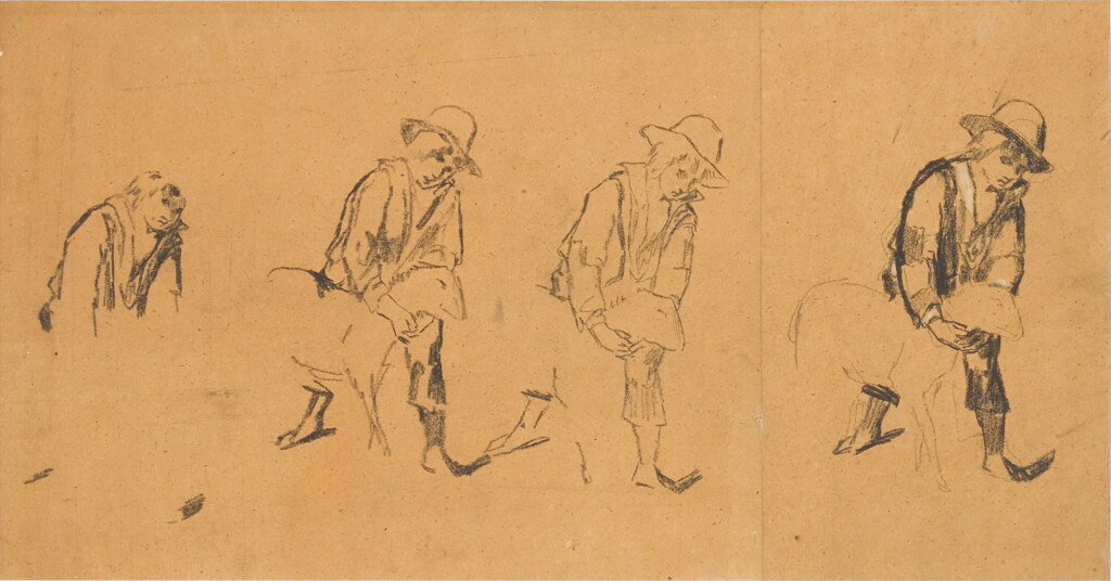 View full screen - View 1 of Lot 52. Shepherd Boy with Sheep.