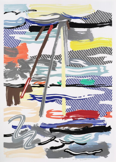 View full screen - View 1 of Lot 13. Sunshine Through the Clouds, from the Landscapes series.