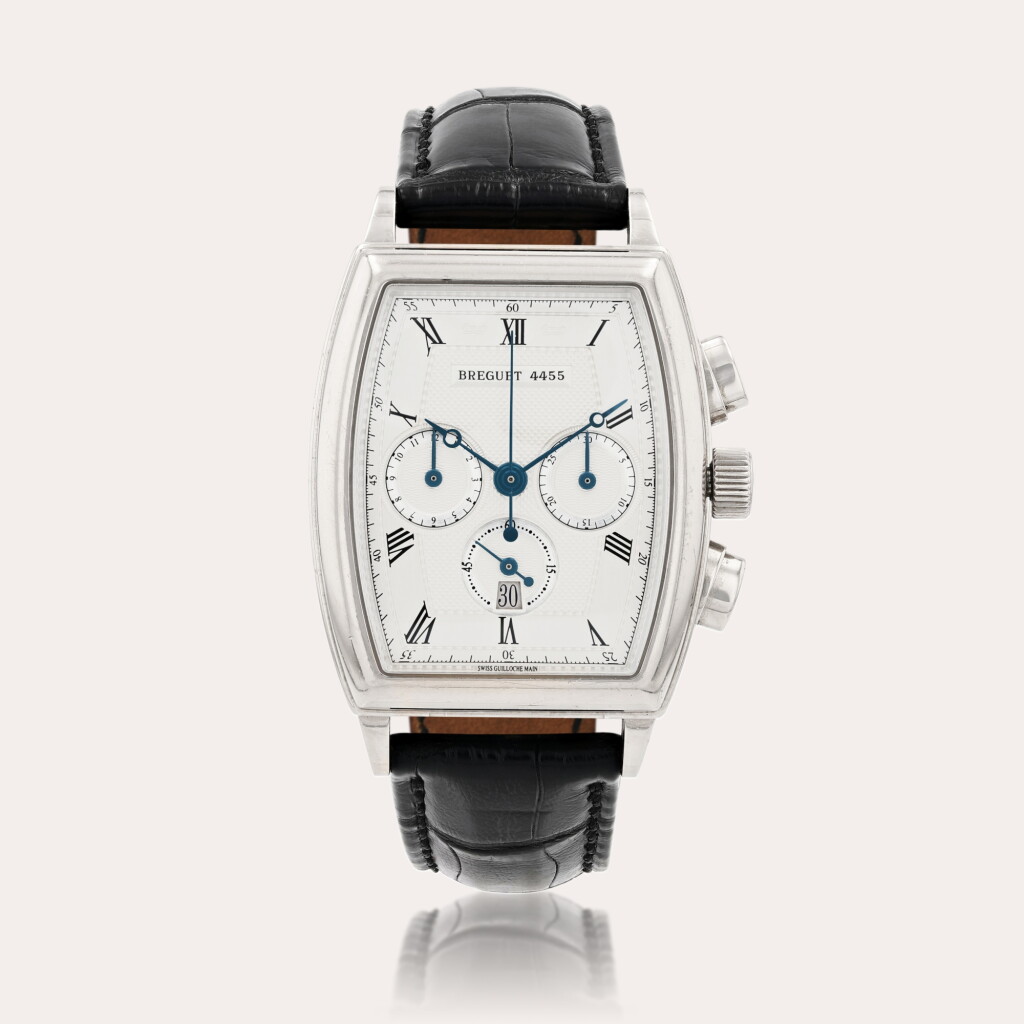 View full screen - View 1 of Lot 438. Héritage, reference 5460 Montre bracelet chronographe en or blanc avec date | White gold chronograph wristwatch with date Vers 2005 | Circa 2005.