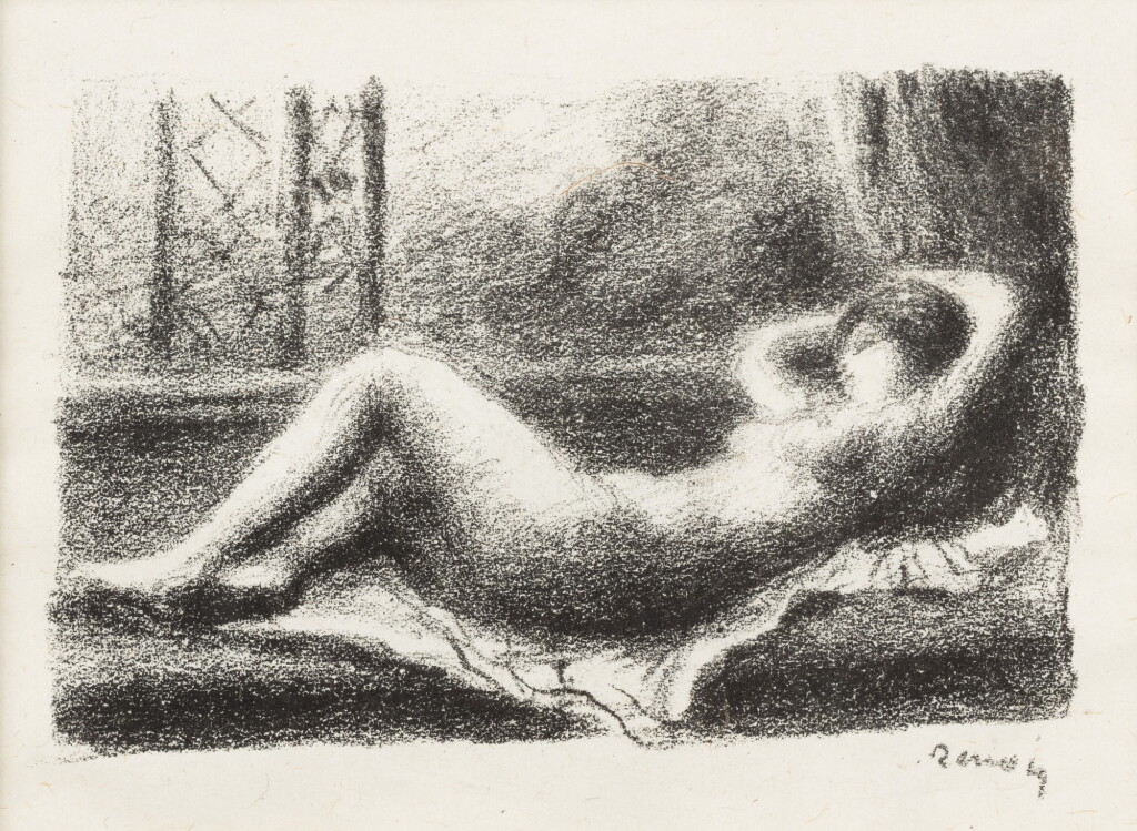 View full screen - View 1 of Lot 202. Odalisque (Delteil 35).