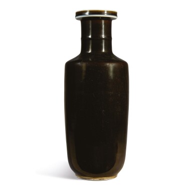 全螢幕檢視 - 查看1022A BLACK-GLAZED ROULEAU VASE, QING DYNASTY, 19TH CENTURY的1
