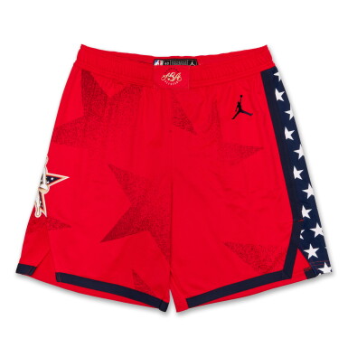 View full screen - View 1 of Lot 64. Devin Booker Game Worn 2026 'NBA All-Star Game' Shorts | Matched to 2 Games.