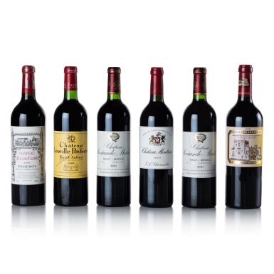 View full screen - View 1 of Lot 180. Bordeaux Assortment Case 2000-2004 (6 BT).