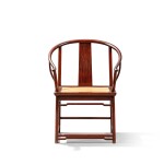 Fauteuil à dossier en fer à cheval en bois dur (Quanyi), Période République / XXe siècle | A hardwood horseshoe-back armchair (Quanyi), Republican period / 20th century