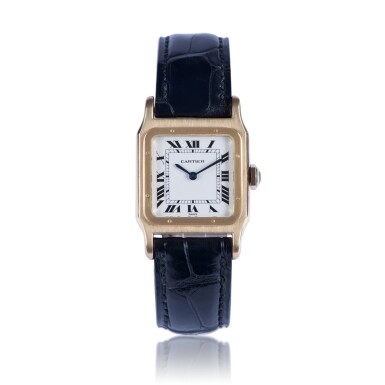 View full screen - View 1 of Lot 16. Santos Yellow gold wristwatch Circa 1975 | 卡地亞 | 「Santos」黃金腕錶,約1975年製.