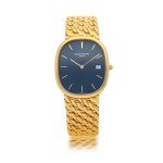 PATEK PHILIPPE | ELLIPSE, REF 3747 YELLOW GOLD BRACELET WATCH WITH DATE MADE IN 1987