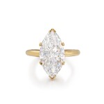 Diamond Ring | 卡地亞 | 5.58克拉 欖尖形 D色 内部無瑕 鑽石戒指