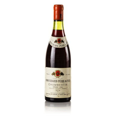 View full screen - View 1 of Lot 393. Chambertin 1974 Bouchard Père et Fils (1 BT).
