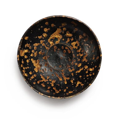 View full screen - View 1 of Lot 98. A 'Jizhou' 'tortoiseshell' bowl, Southern Song dynasty | 南宋 吉州窰玳瑁釉盌.