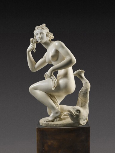 View full screen - View 1 of Lot 12. Venus with a dolphin.