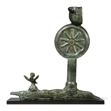 View full screen - View 1 of Lot 38. JOAN MIRÓ | PERSONNAGE ET OISEAU.