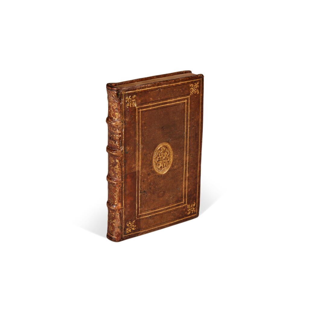 View full screen - View 1 of Lot 270. Sannazaro, L'Arcadie, Paris, 1544, Parisian brown morocco gilt, Laubespine copy.