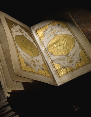 View full screen - View 1 of Lot 23. HAFIZ (D.1390 AD), DIWAN, DEDICATED TO THE LIBRARY OF PIR BUDAQ, COPIED BY SHAYKH MAHMUD PIR BUDAQI, IRAQ, BAGHDAD, DATED 867 AH/1462 AD.