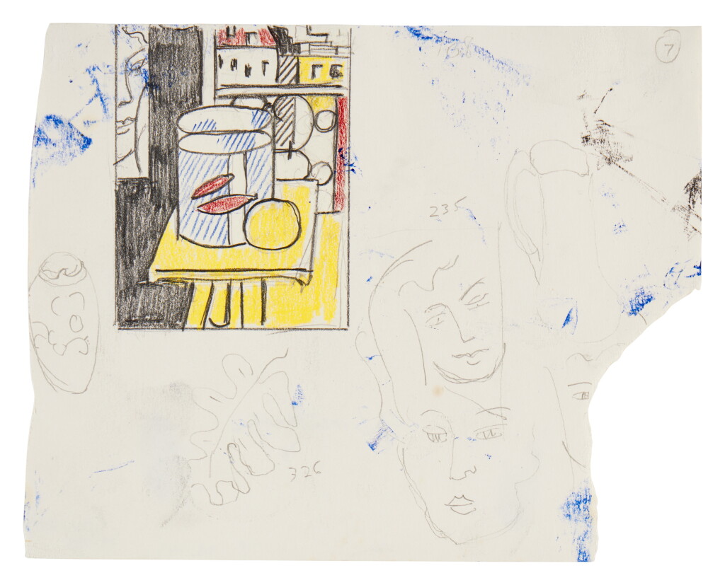 View full screen - View 1 of Lot 569. Still Life with Goldfish (Studies).