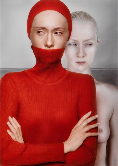 View full screen - View 1 of Lot 5907. Katerina Belkina 卡特琳娜 · 貝爾金娜 | Rose-Red. Envy 玫瑰紅,嫉妒.