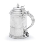 An American Silver Tankard, Jacob Hurd, Boston, Circa 1740