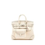 Limited Edition Nata Swift and Canvas Birkin Cargo 25 Palladium Hardware, 2021