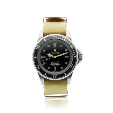 View full screen - View 1 of Lot 46. ROLEX | REFERENCE 5512/5513 SUBMARINER A STAINLESS STEEL AUTOMATIC CENTER SECONDS WRISTWATCH, CIRCA 1966.