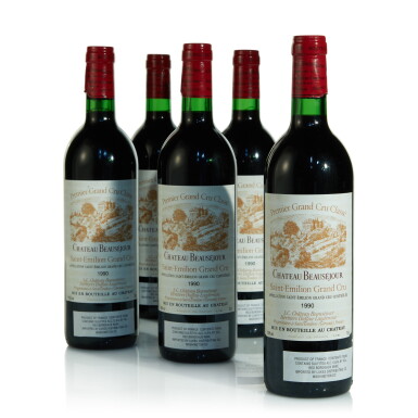 View full screen - View 1 of Lot 123. Château Beauséjour Duffau Lagarrosse 1990 (6 BT).