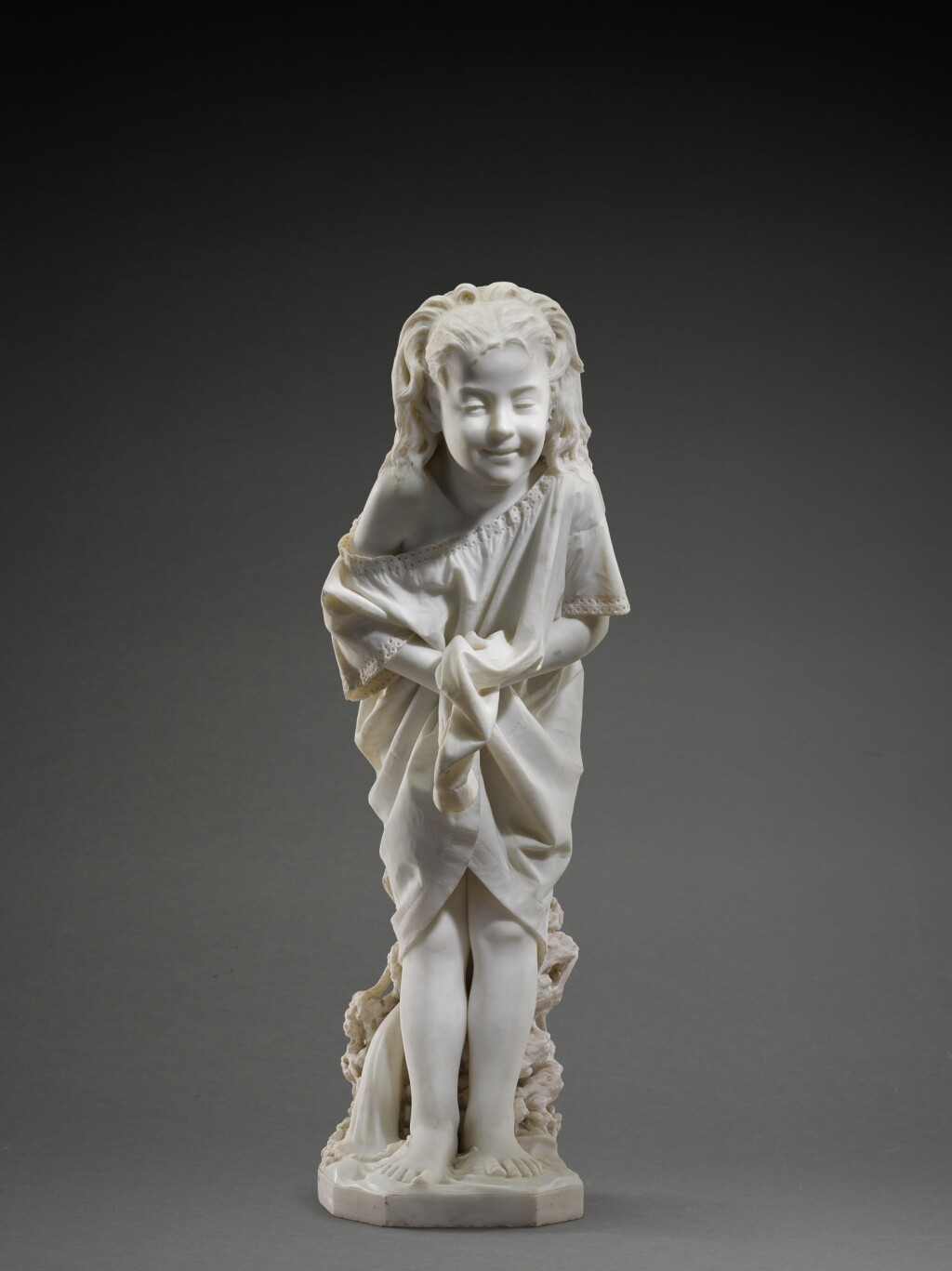 View full screen - View 1 of Lot 530. Girl bathing.