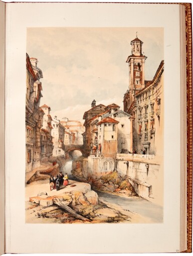 全萤幕检视 - 查看70David Roberts | Picturesque sketches in Spain. London, 1832-1833, in a fine Spanish binding by Hijos de V. Arias的1