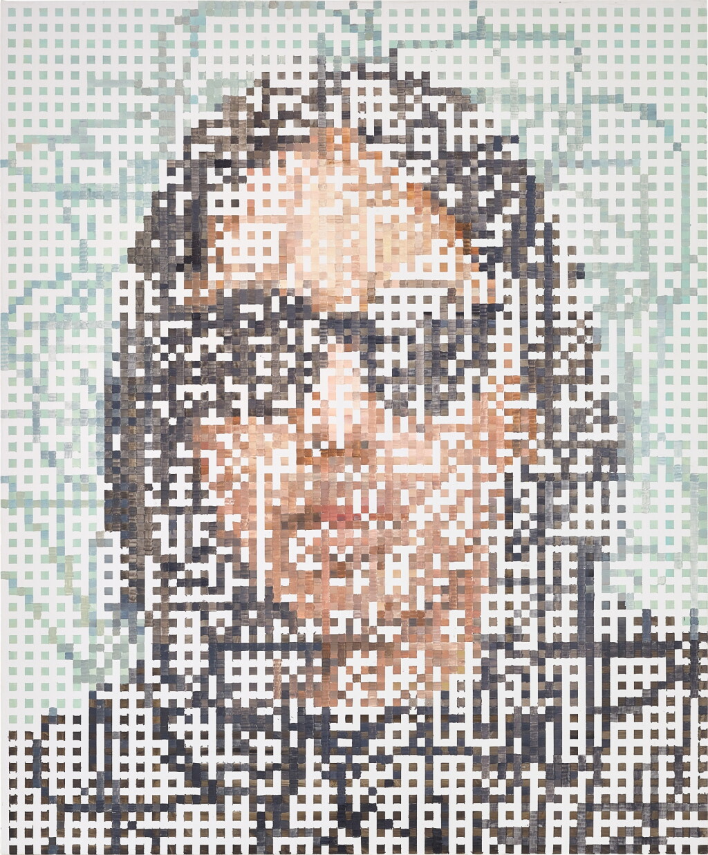 View full screen - View 1 of Lot 9034. tie no.6 (Hiroshi Fujiwara) | 結第六號(藤原浩).