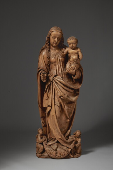 View full screen - View 1 of Lot 547. Madonna and Child on a Crescent Moon.