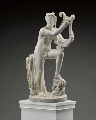 View full screen - View 1 of Lot 249. Apollo playing his lyre.