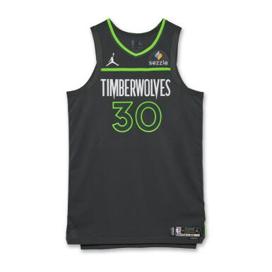 View full screen - View 1 of Lot 110. Julius Randle Minnesota Timberwolves 2024-2025 Emirates NBA Cup Game Worn Statement Edition Jersey .