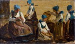 EUGÈNE BOUDIN | ÉTUDE DE BRETONNES