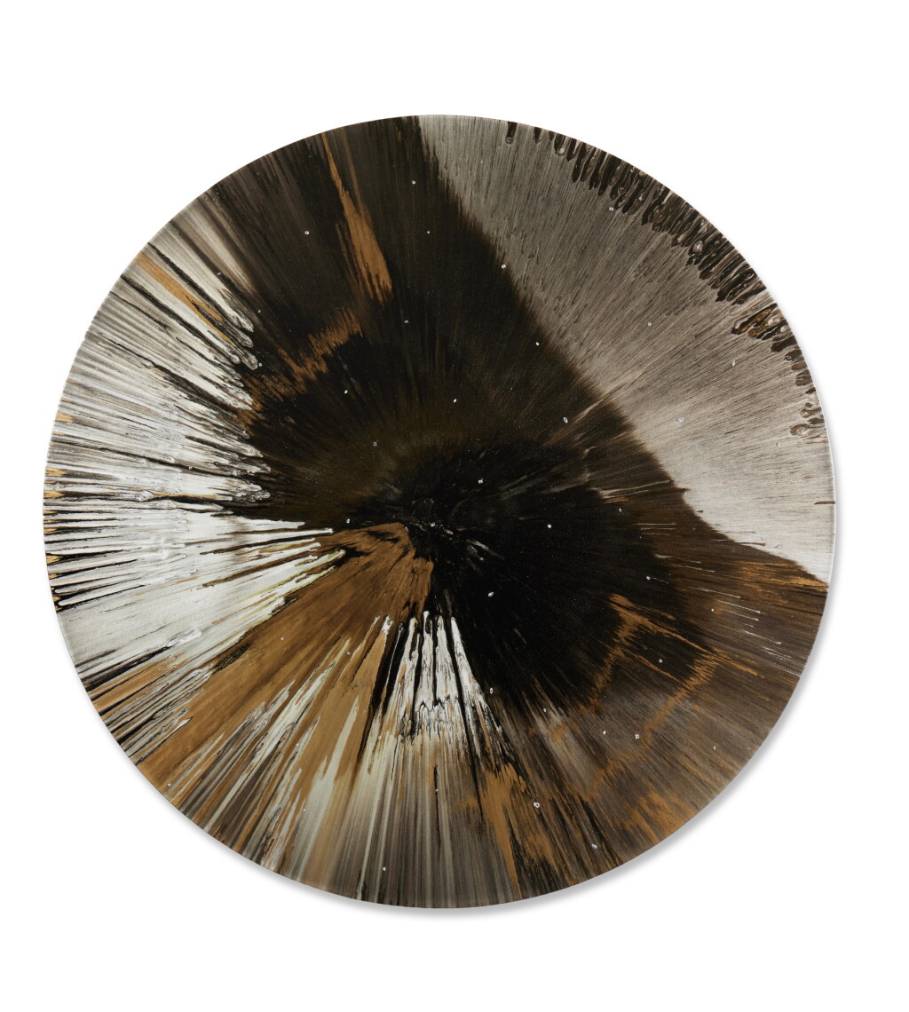 View full screen - View 1 of Lot 866. Beautiful Magnificent Cantankerous Yet Generous Painting (with Diamonds).