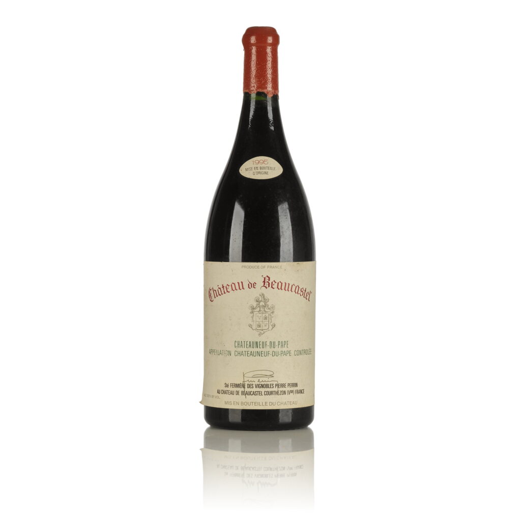 View full screen - View 1 of Lot 20. Château de Beaucastel Rouge 1995 (1 DM).