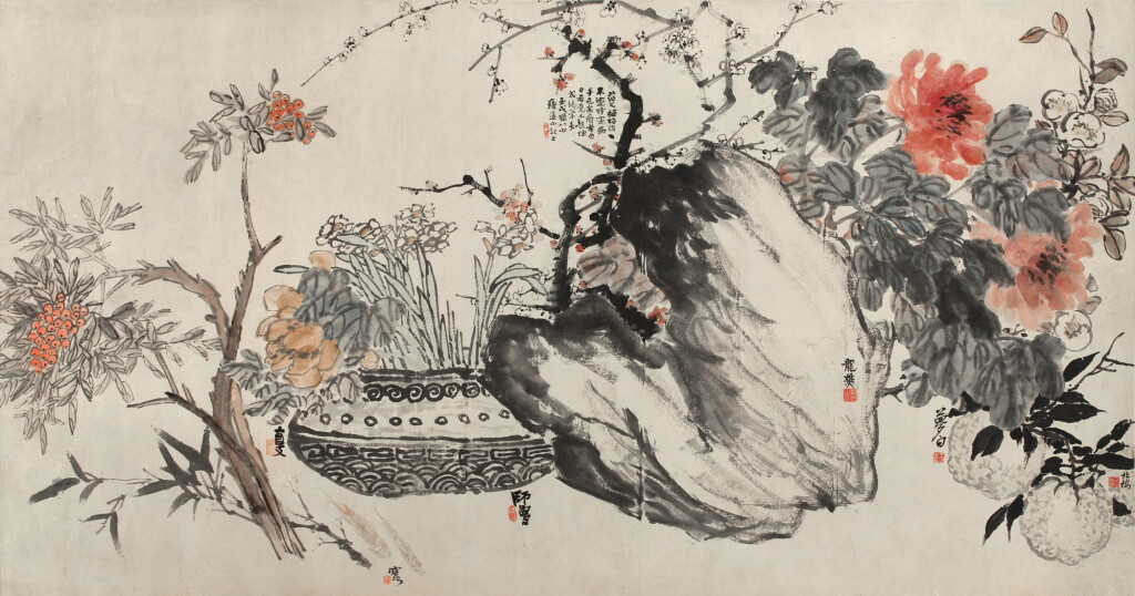 View full screen - View 1 of Lot 3081. 京華七家 歲朝清供 | Various Artists, New Year Offerings.