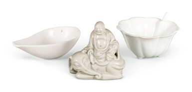 View full screen - View 1 of Lot 627. Three 'Dehua' wares, Qing dynasty.