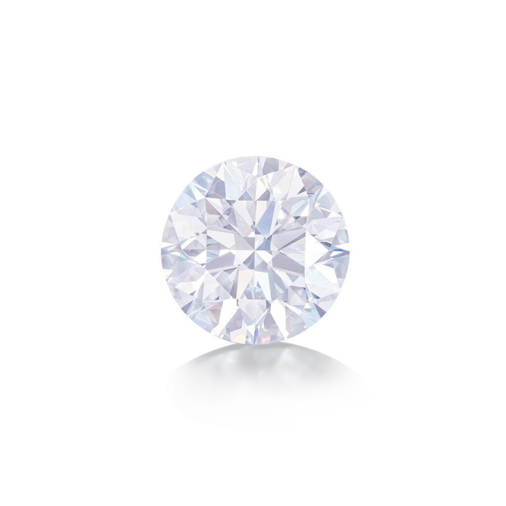 View full screen - View 1 of Lot 1888. An Impressive Unmounted Diamond | 25.33克拉 圓形 D色 完美無瑕 鑽石.