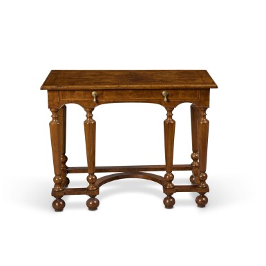 View full screen - View 1 of Lot 203. A William and Mary Walnut Side Table, Part Early 18th Century.